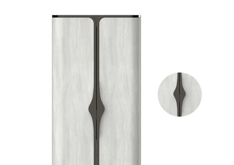 Special curved handle design