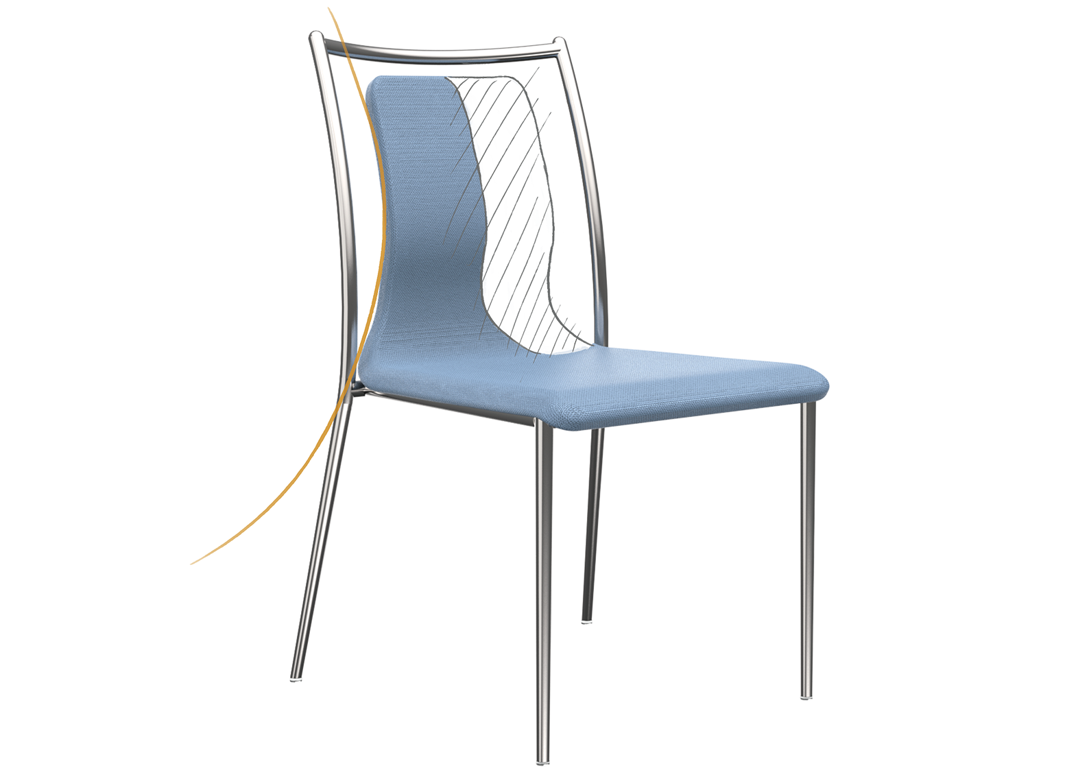 椅背设计