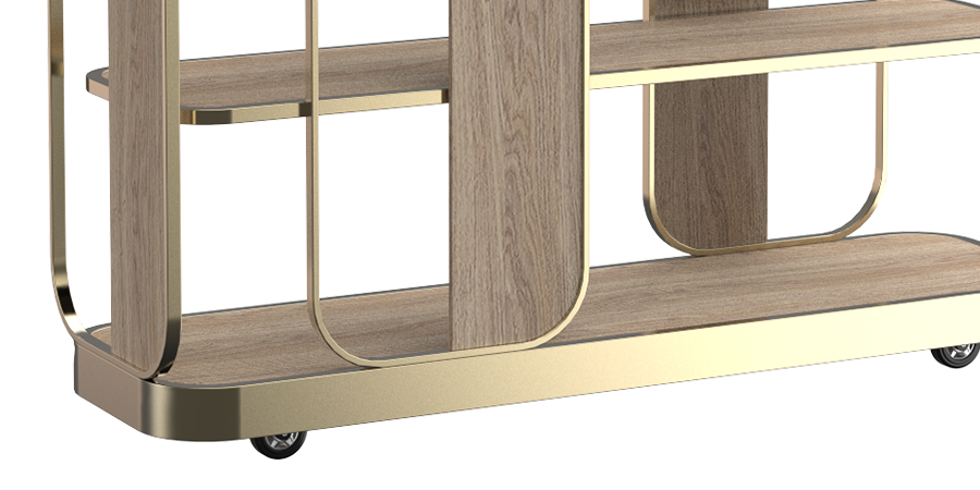 Built-in  swirl heavy duty wheels