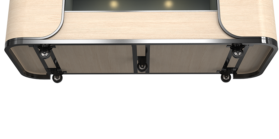 内置承重静音轮