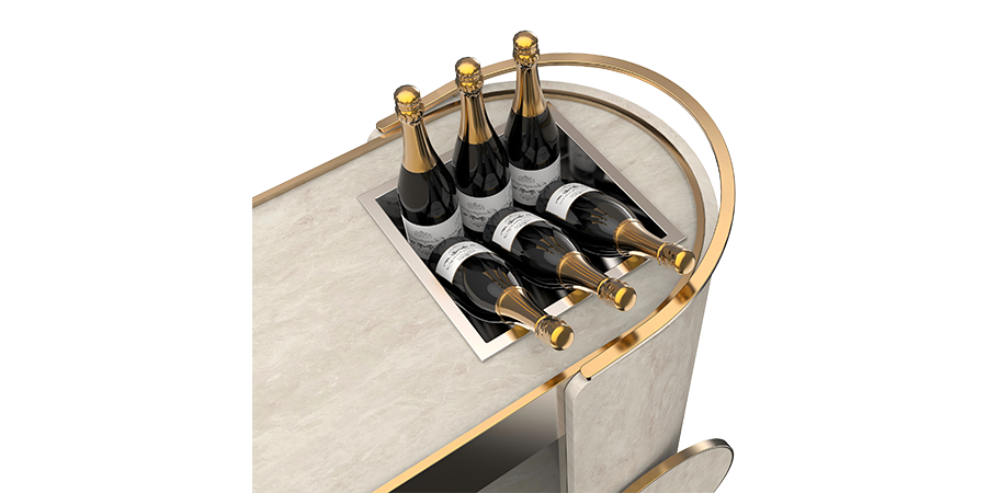 下沉式冰盆设计