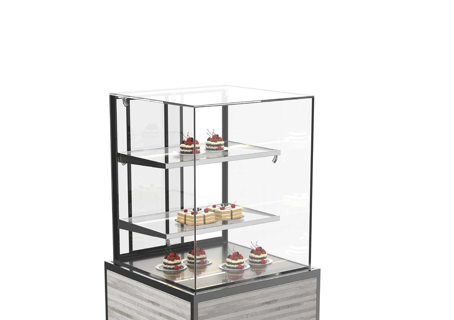 Three- layer display design