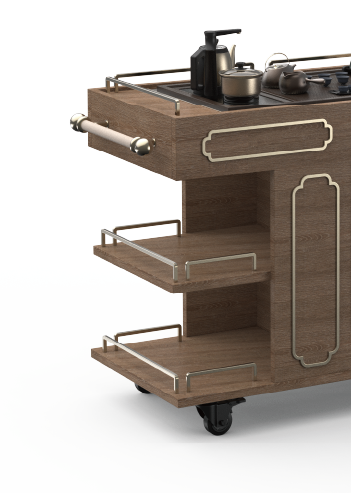 Ample storage & display space